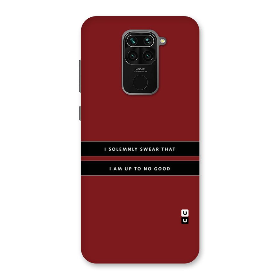 No Good Swear Back Case for Redmi Note 9