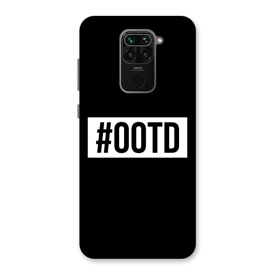 OOTD Back Case for Redmi Note 9