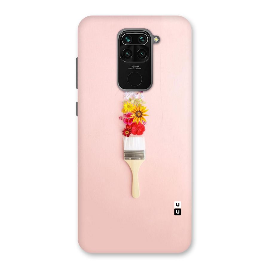 Painted Flowers Back Case for Redmi Note 9
