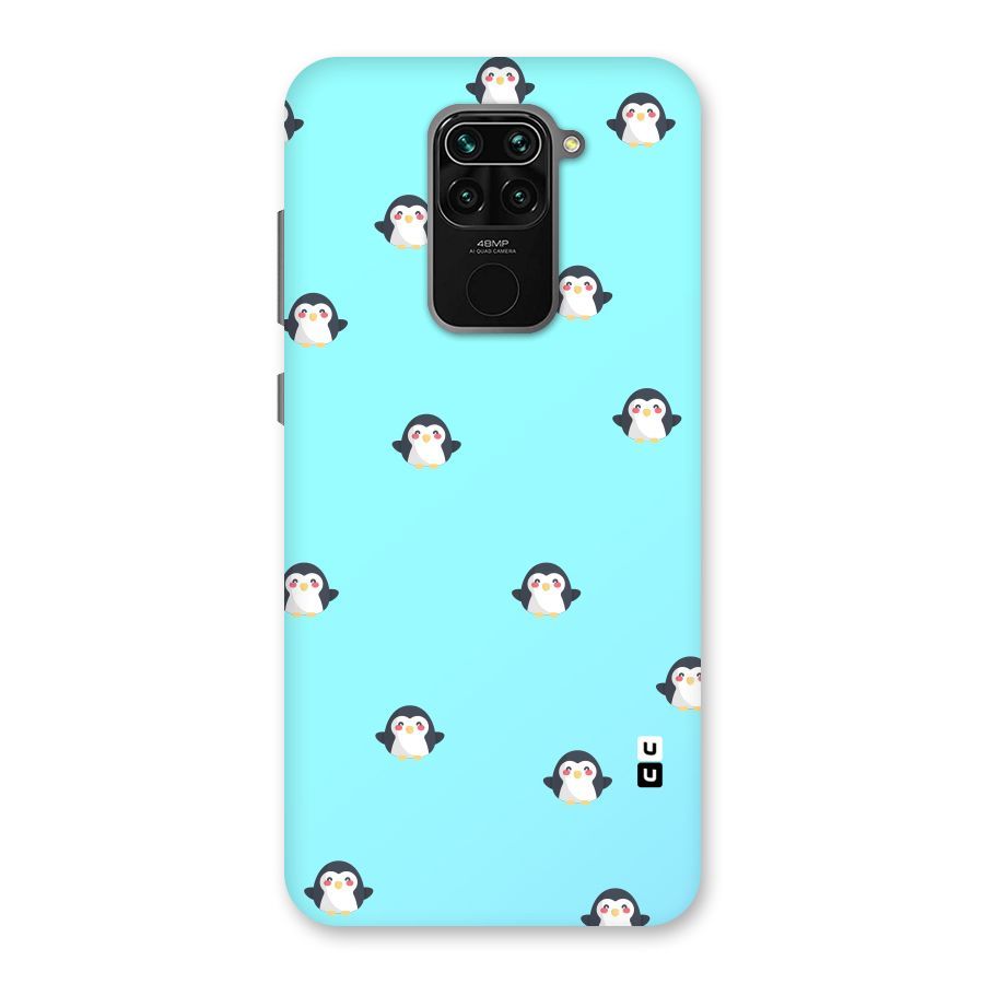 Penguins Pattern Print Back Case for Redmi Note 9