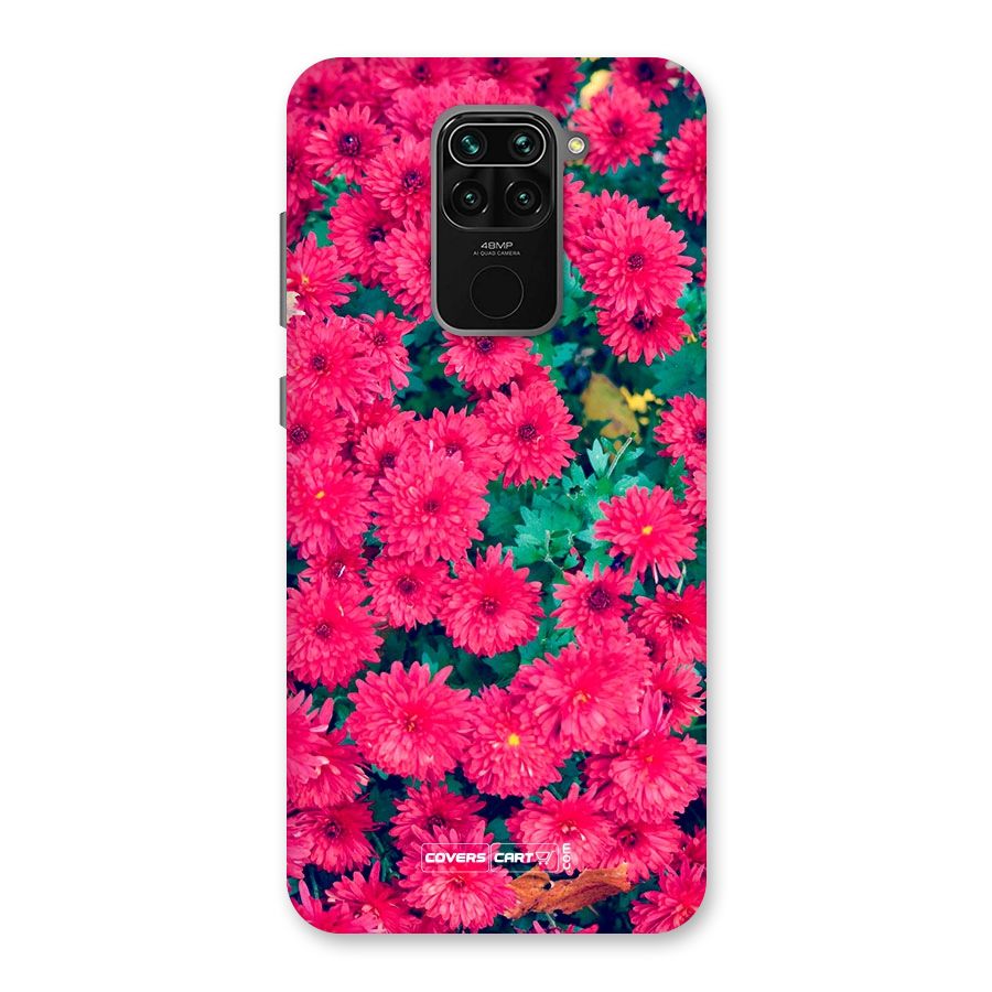 Pink Flowers Back Case for Redmi Note 9