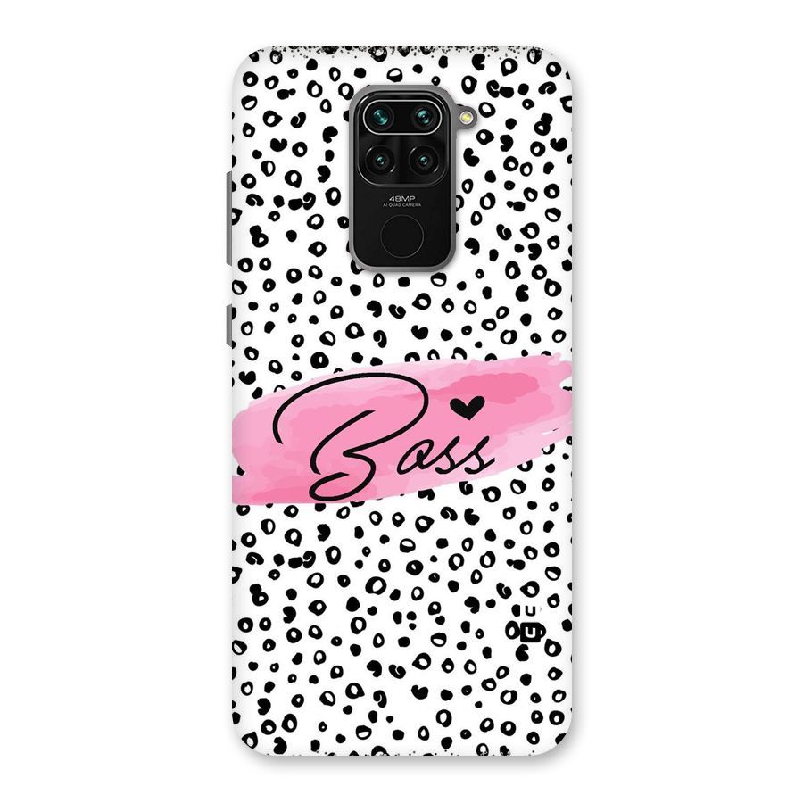 Polka Boss Back Case for Redmi Note 9
