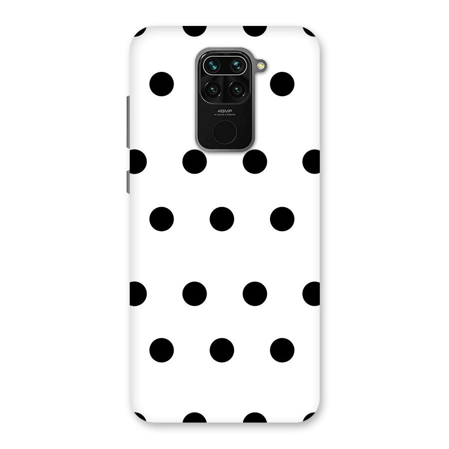Royal Polka Dots Back Case for Redmi Note 9