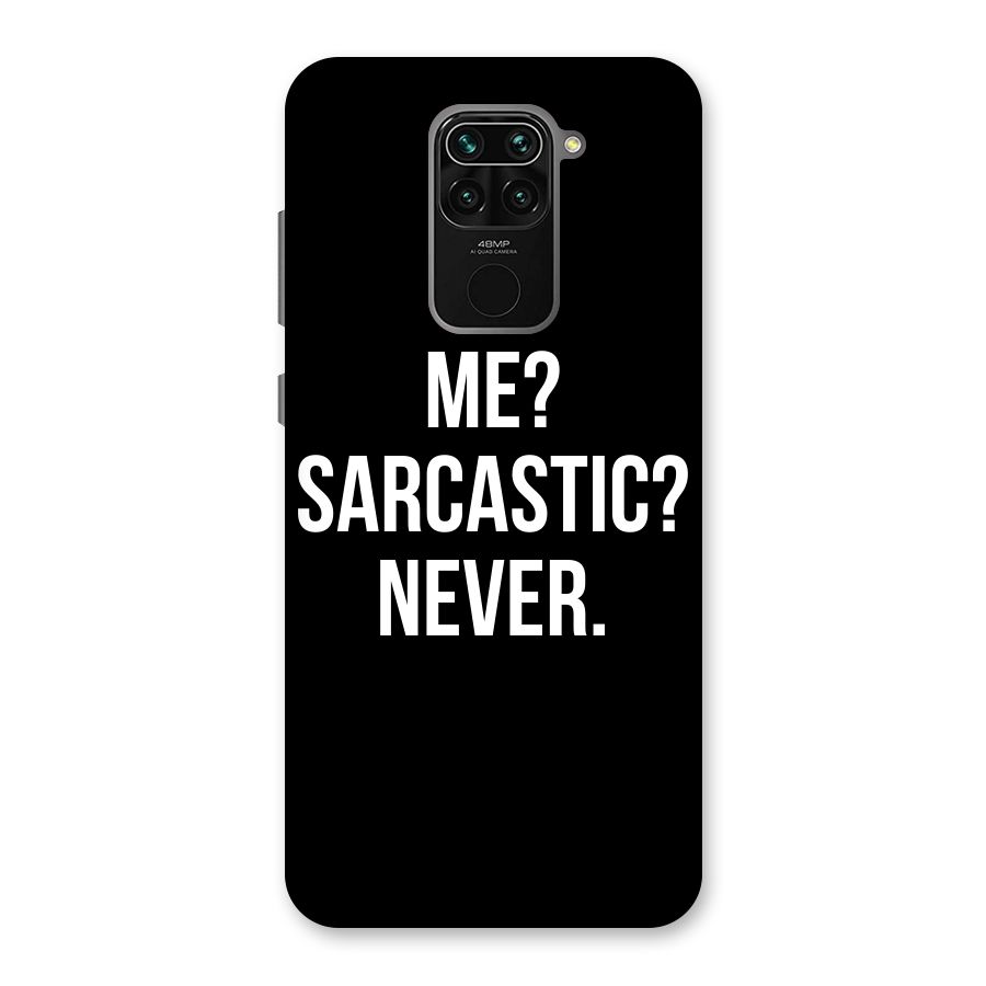 Sarcastic Quote Back Case for Redmi Note 9