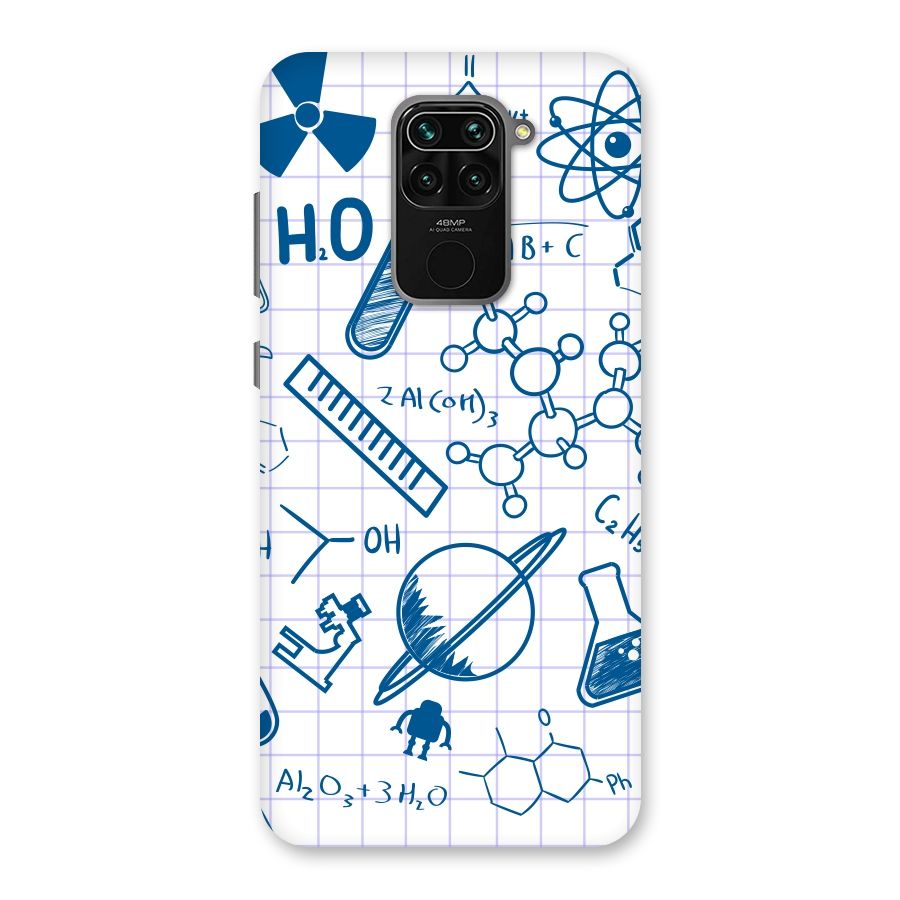 Science Notebook Back Case for Redmi Note 9