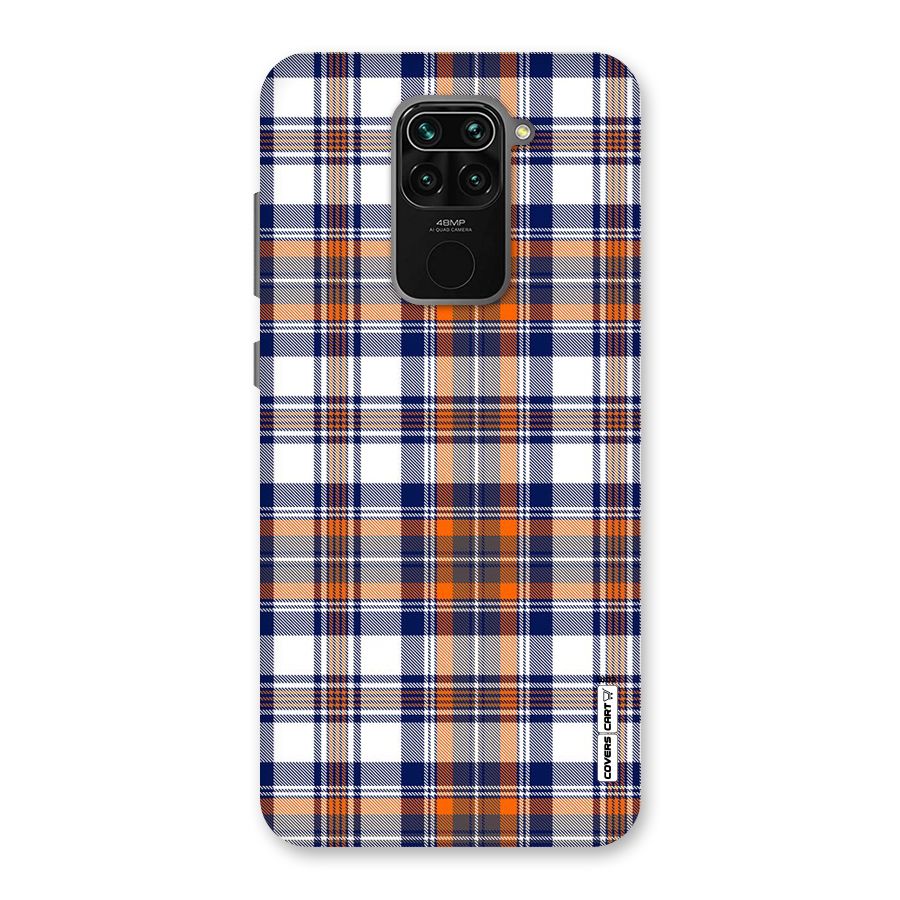 Shades Of Check Back Case for Redmi Note 9