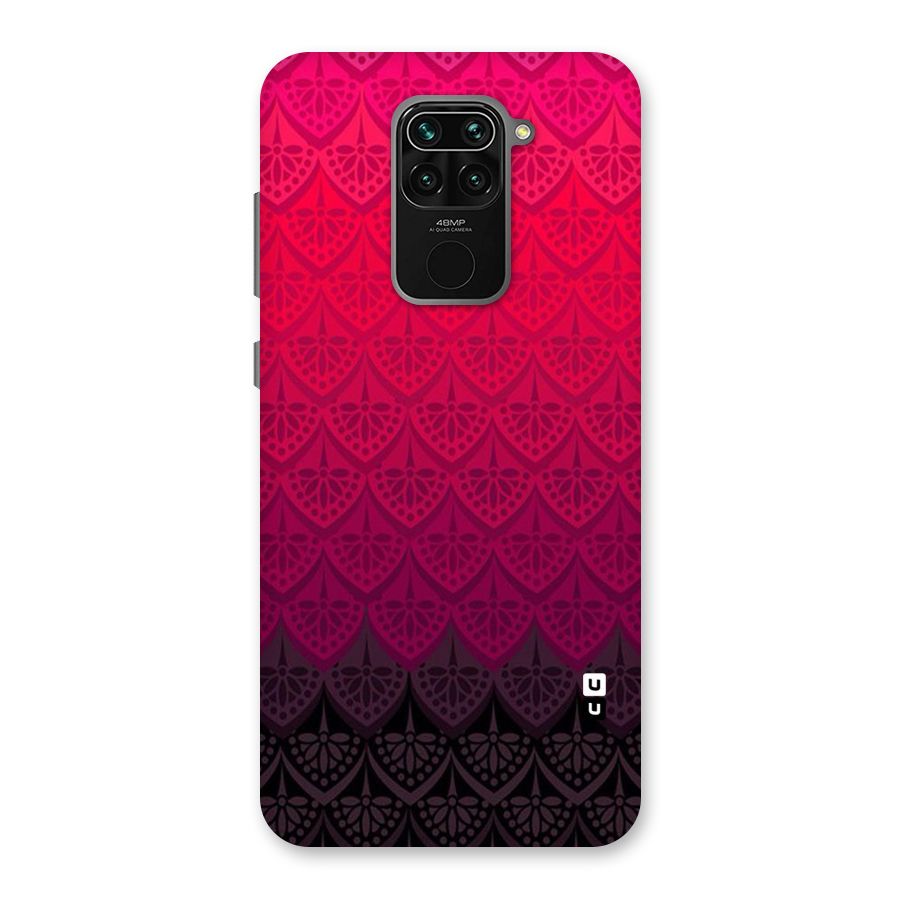 Shades Red Design Back Case for Redmi Note 9