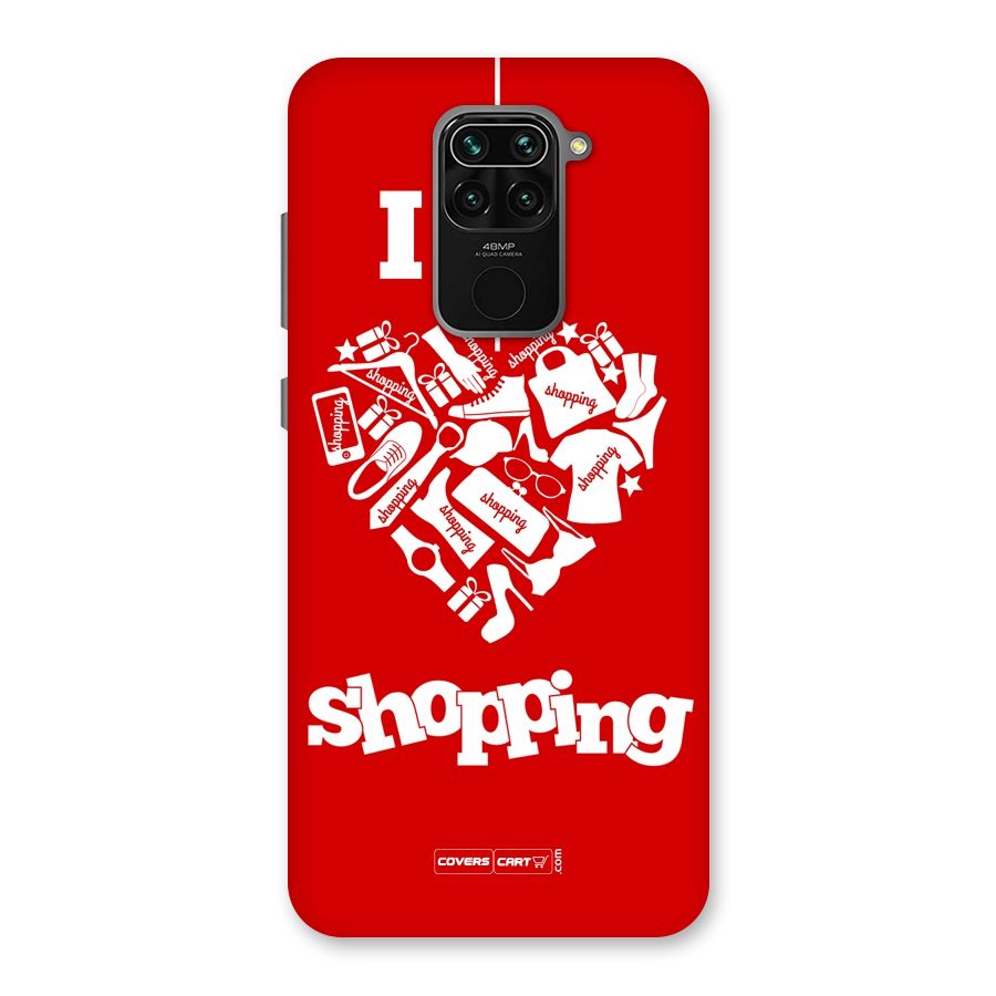 Shopaholic Shopping Love Back Case for Redmi Note 9