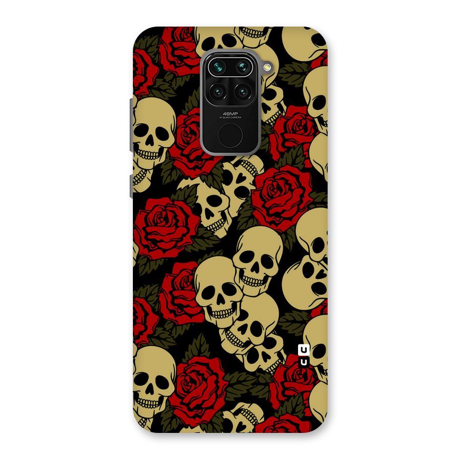 Skulled Roses Back Case for Redmi Note 9