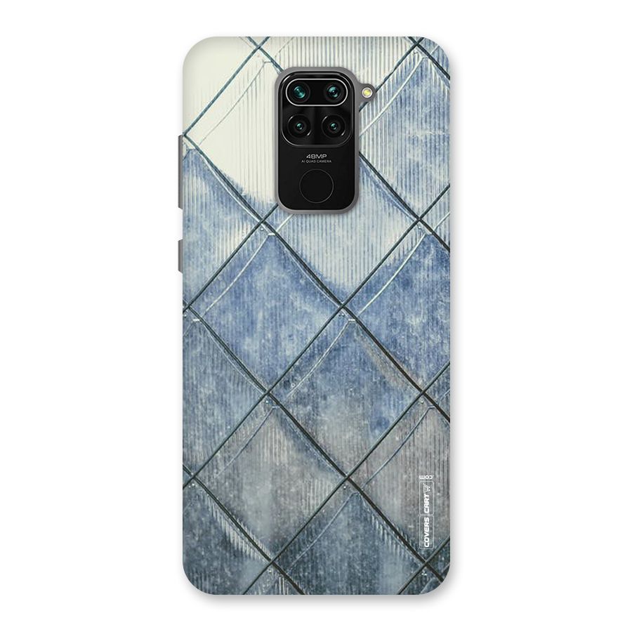 Steel Blue Pattern Back Case for Redmi Note 9