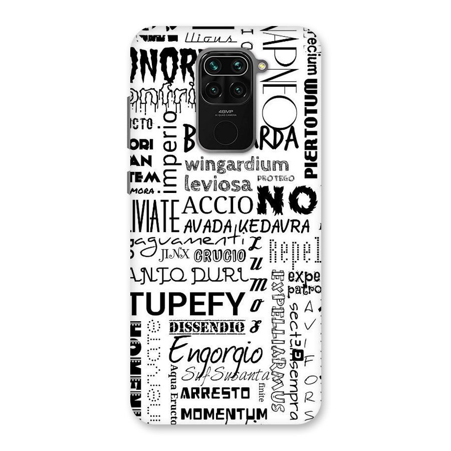 Stupefy Back Case for Redmi Note 9