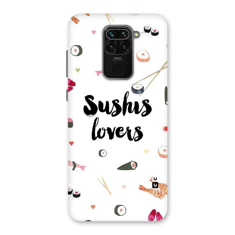 Sushi Lovers Back Case for Redmi Note 9
