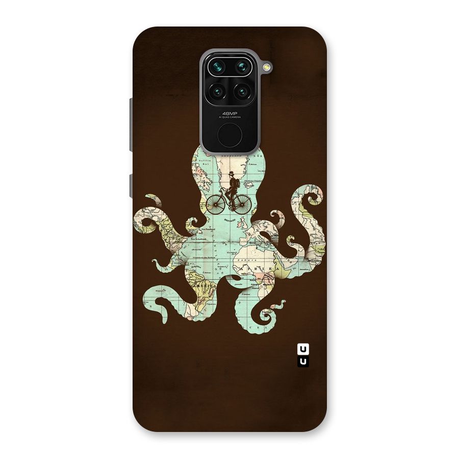 Travel Octopus Back Case for Redmi Note 9