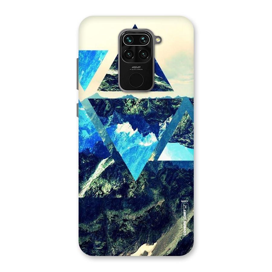 Triangular View Back Case for Redmi Note 9