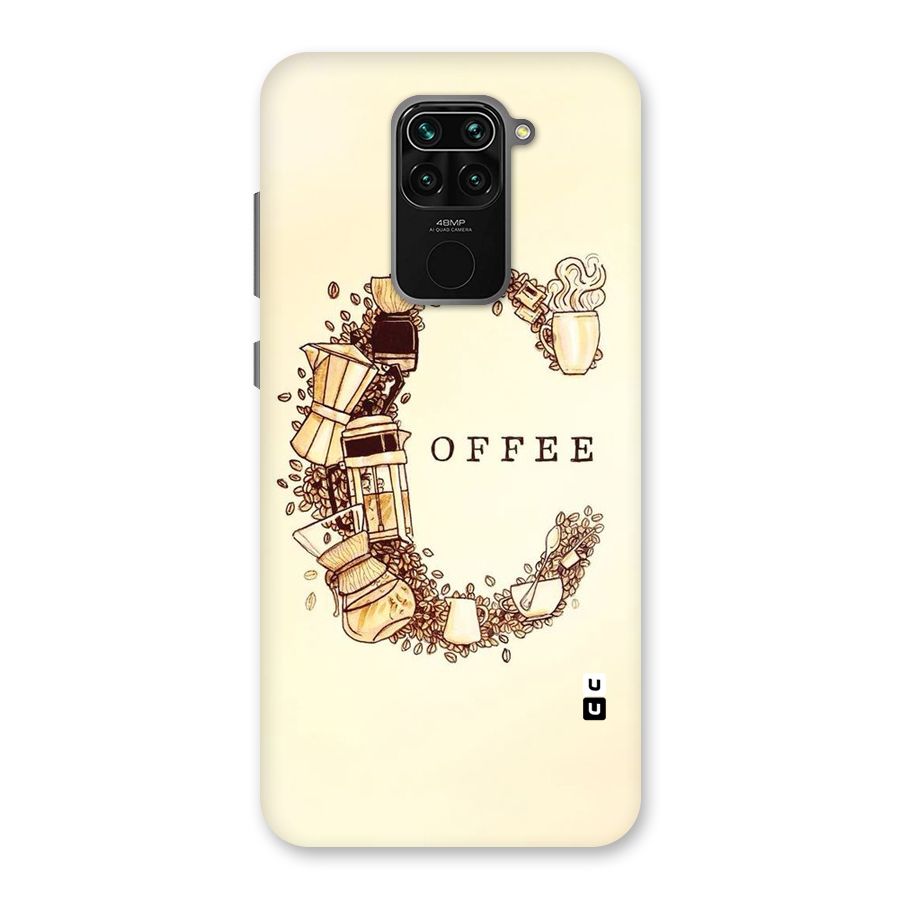Vintage Coffee Back Case for Redmi Note 9