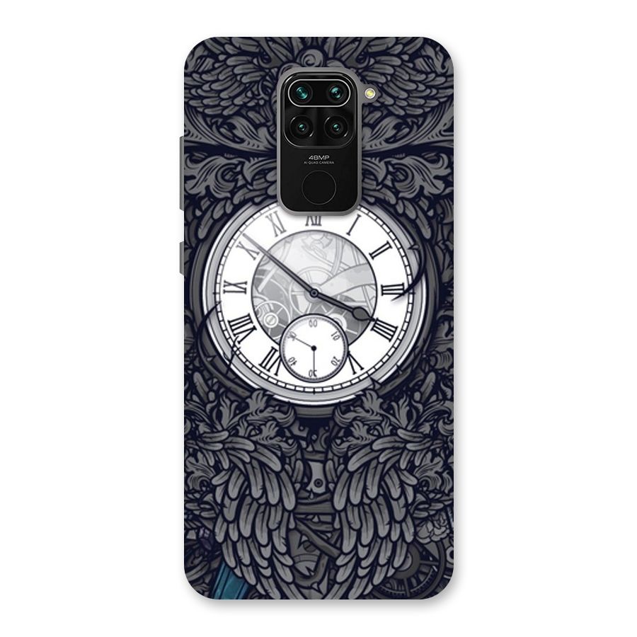 Wall Clock Back Case for Redmi Note 9