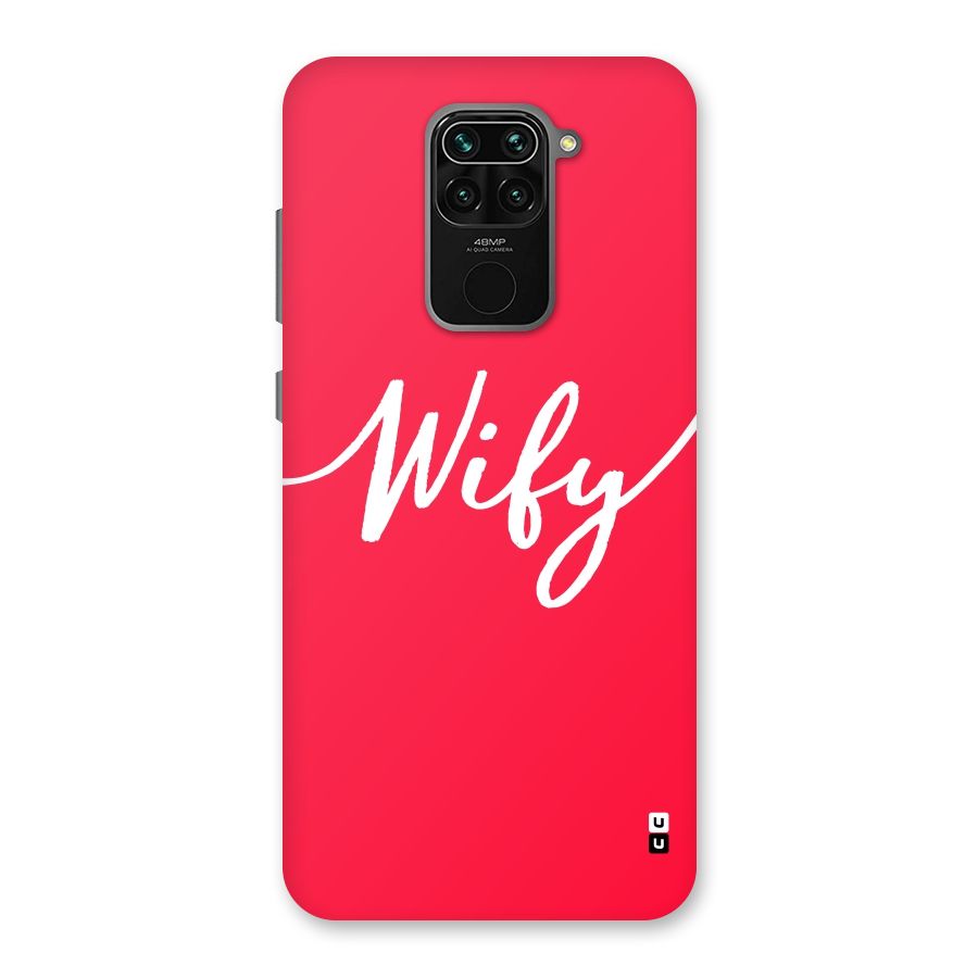 Wify Back Case for Redmi Note 9
