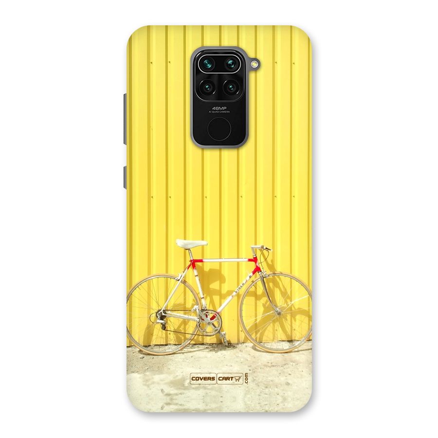Yellow Cycle Classic Back Case for Redmi Note 9