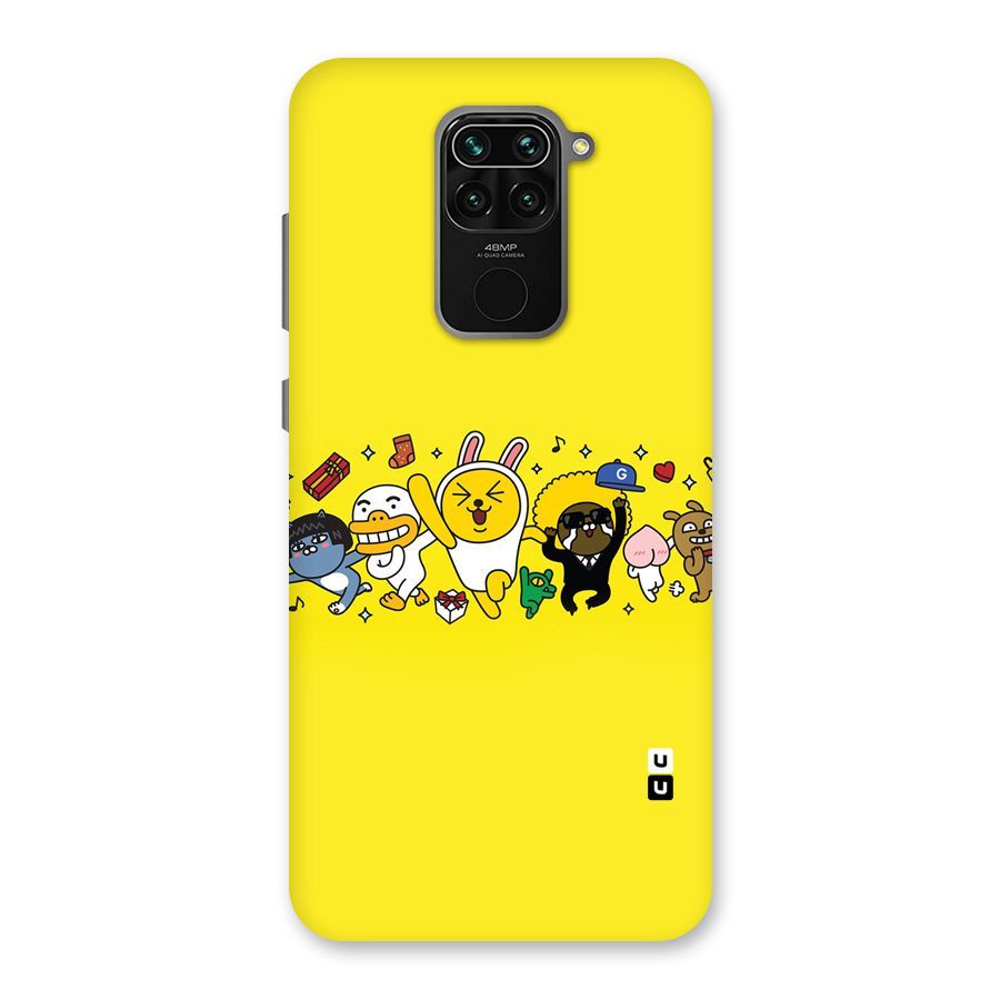Yellow Friends Back Case for Redmi Note 9