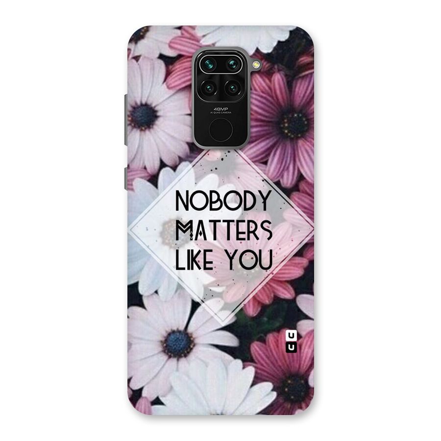 You Matter Back Case for Redmi Note 9