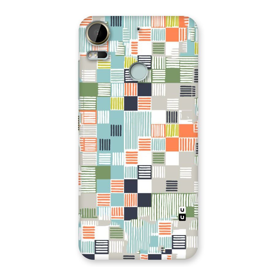 Tiny Boxes Stripes Back Case for Desire 10 Pro