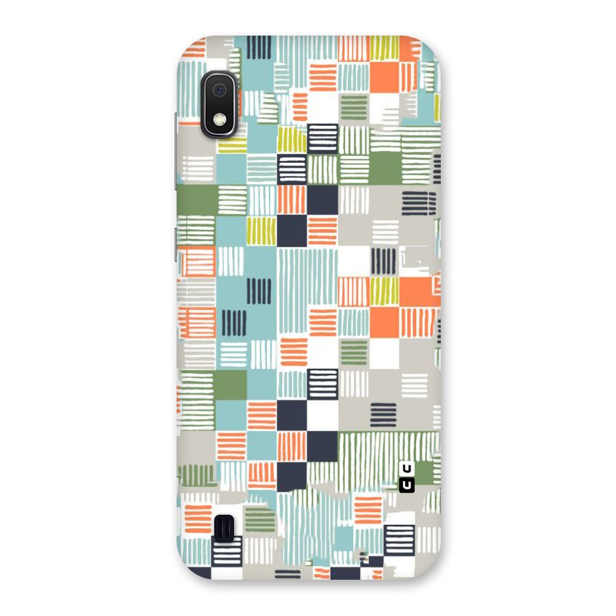 Tiny Boxes Stripes Back Case for Galaxy A10