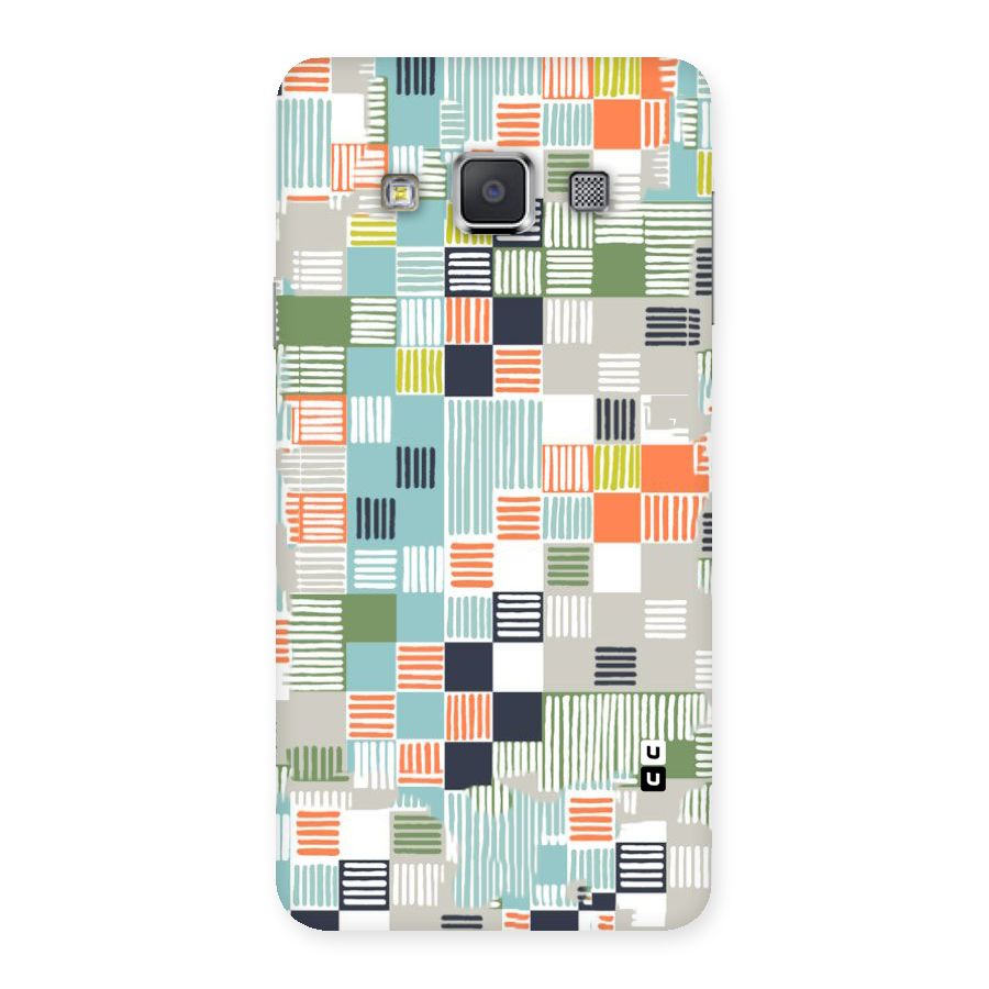 Tiny Boxes Stripes Back Case for Galaxy A3
