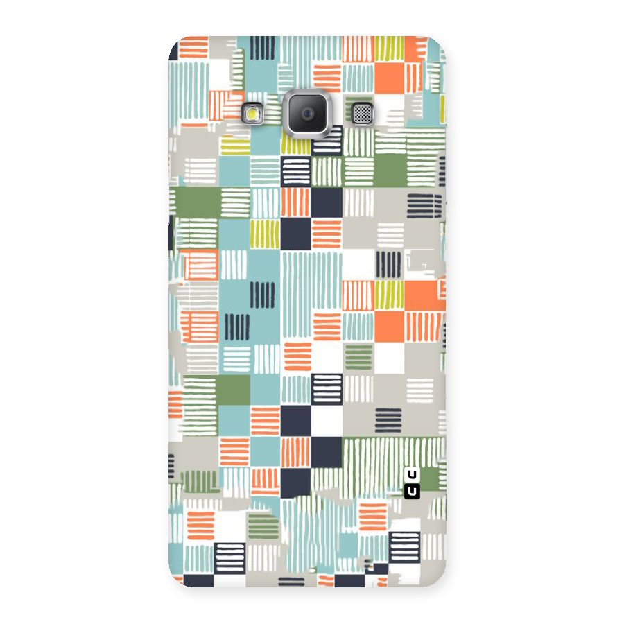 Tiny Boxes Stripes Back Case for Galaxy A7