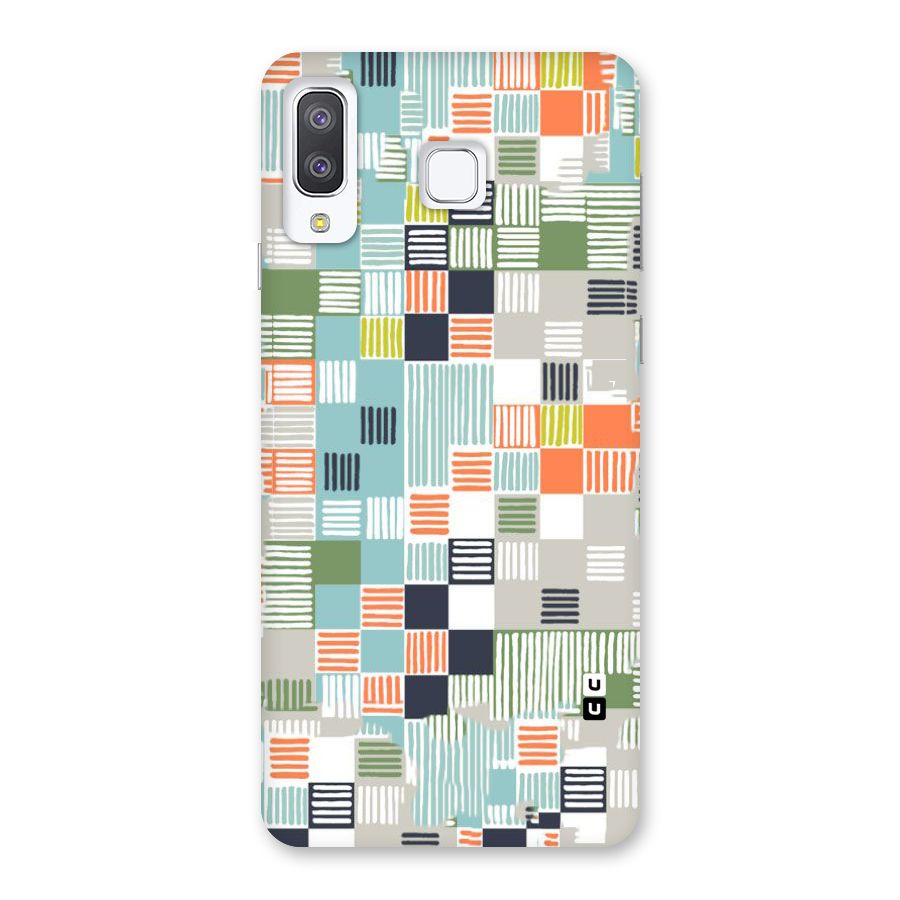Tiny Boxes Stripes Back Case for Galaxy A8 Star