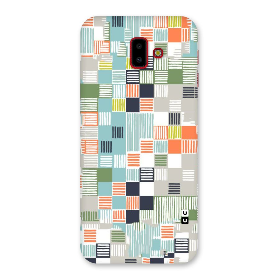Tiny Boxes Stripes Back Case for Galaxy J6 Plus