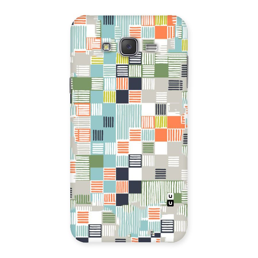 Tiny Boxes Stripes Back Case for Galaxy J7