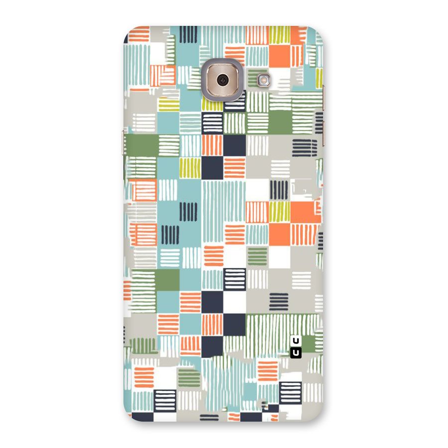 Tiny Boxes Stripes Back Case for Galaxy J7 Max
