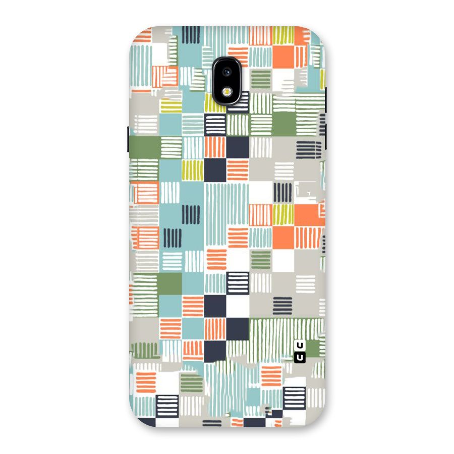 Tiny Boxes Stripes Back Case for Galaxy J7 Pro