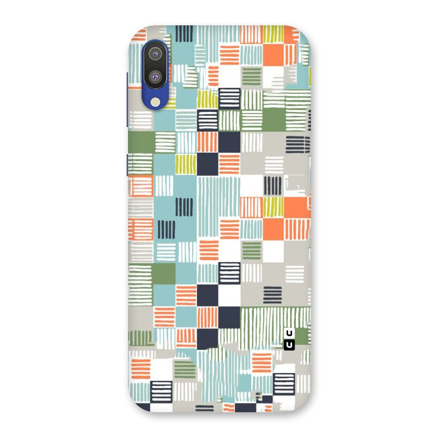 Tiny Boxes Stripes Back Case for Galaxy M10