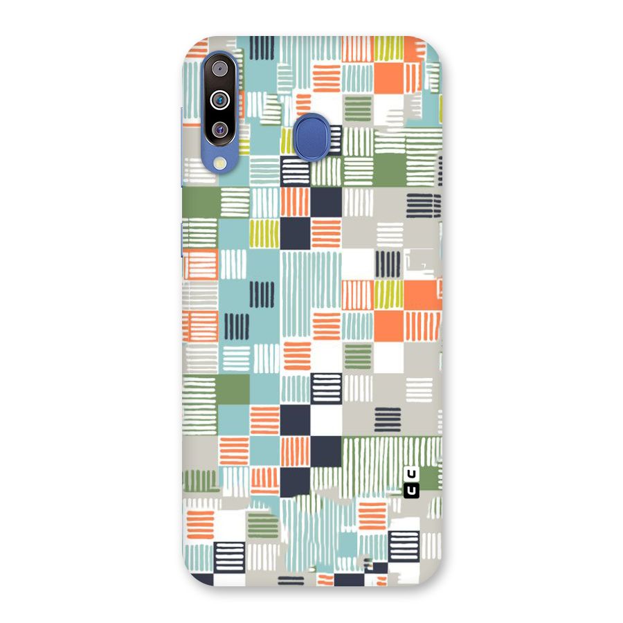 Tiny Boxes Stripes Back Case for Galaxy M30