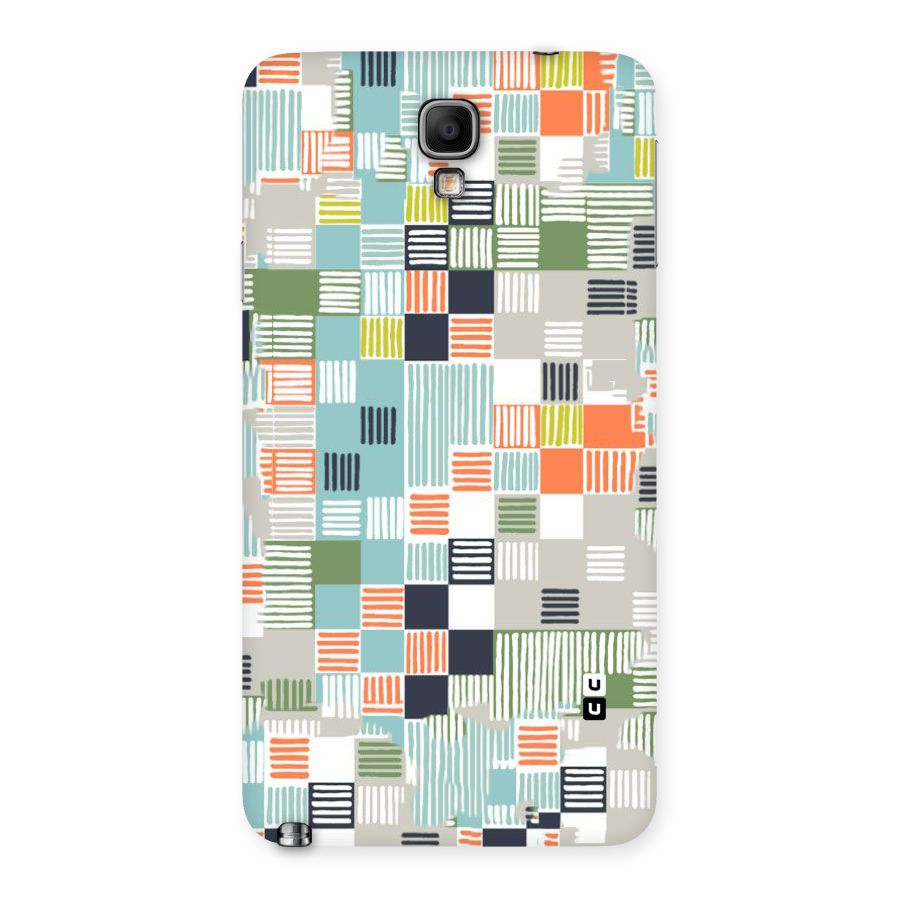 Tiny Boxes Stripes Back Case for Galaxy Note 3 Neo