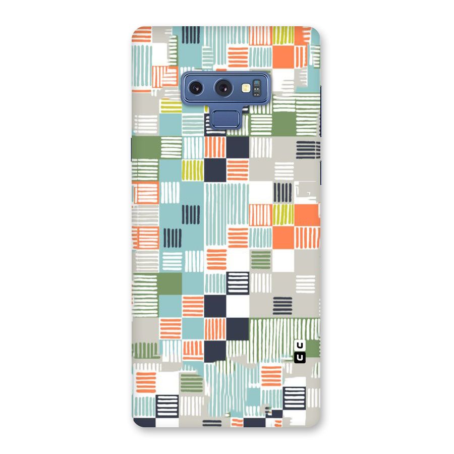 Tiny Boxes Stripes Back Case for Galaxy Note 9