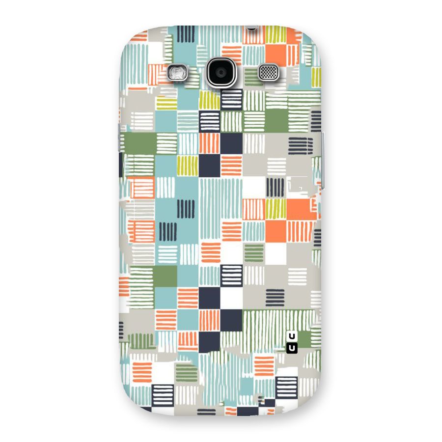 Tiny Boxes Stripes Back Case for Galaxy S3