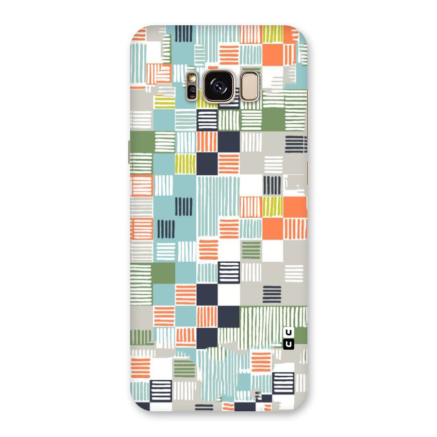 Tiny Boxes Stripes Back Case for Galaxy S8 Plus
