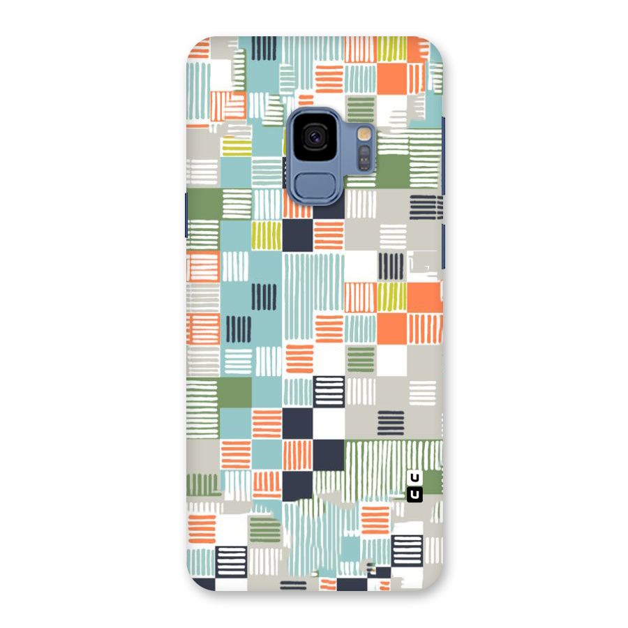 Tiny Boxes Stripes Back Case for Galaxy S9