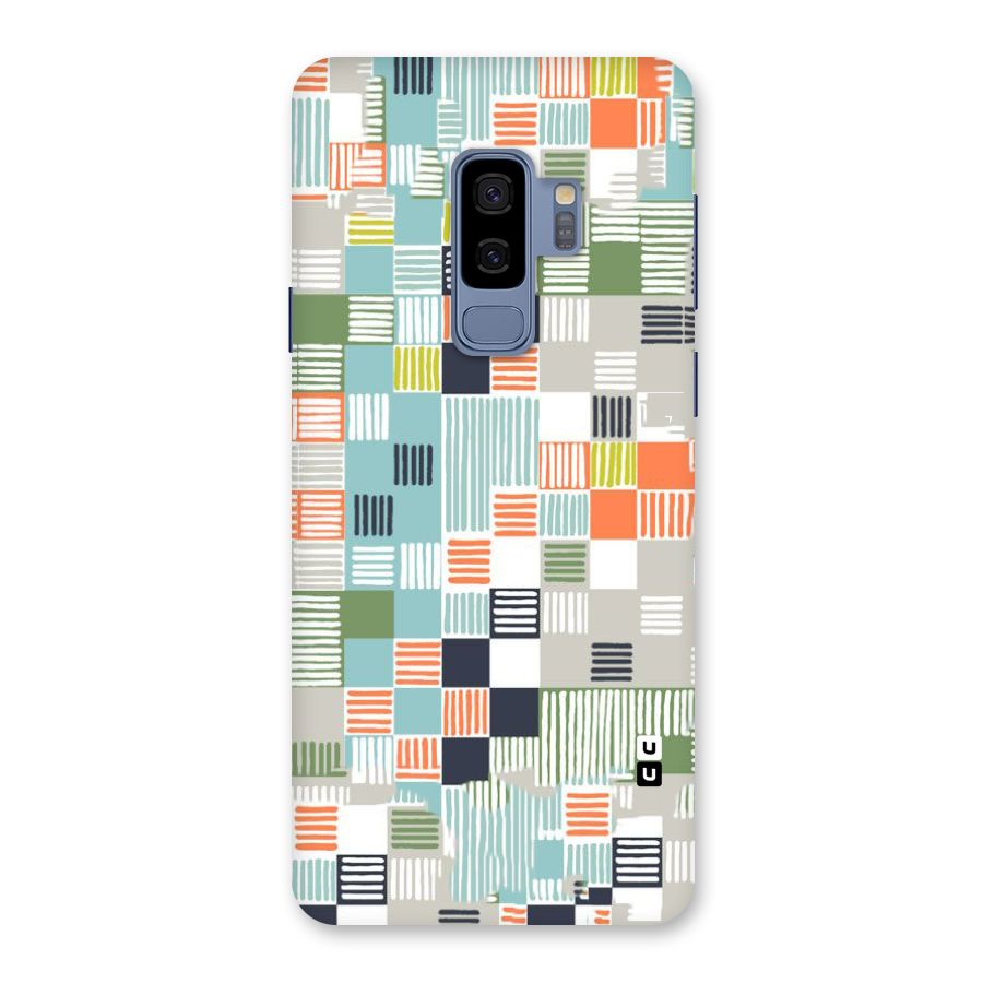 Tiny Boxes Stripes Back Case for Galaxy S9 Plus