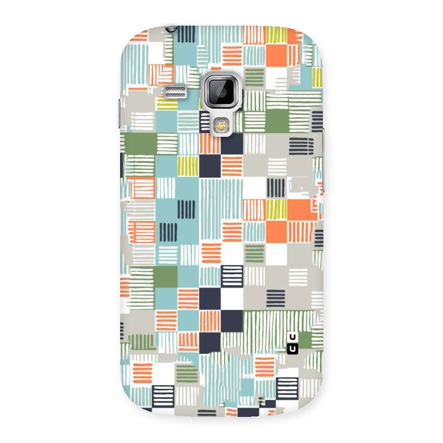 Tiny Boxes Stripes Back Case for Galaxy S Duos
