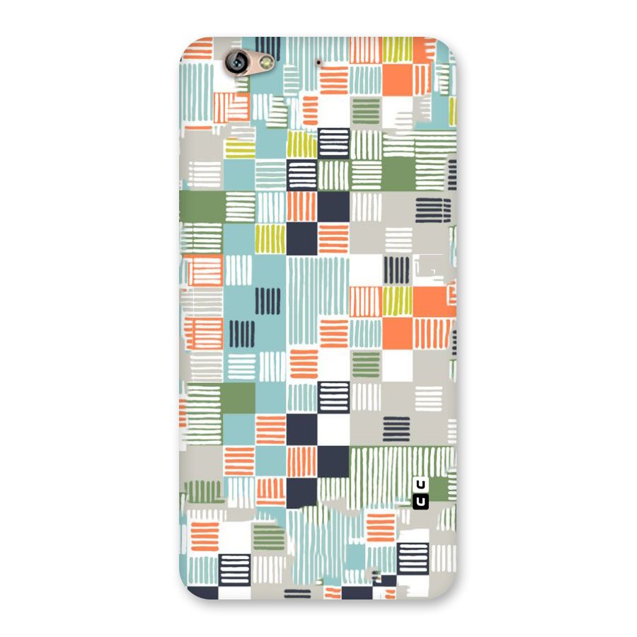 Tiny Boxes Stripes Back Case for Gionee S6
