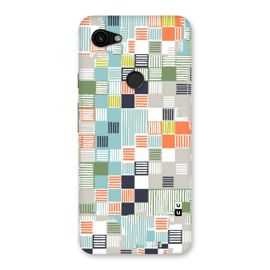 Tiny Boxes Stripes Back Case for Google Pixel 3a XL