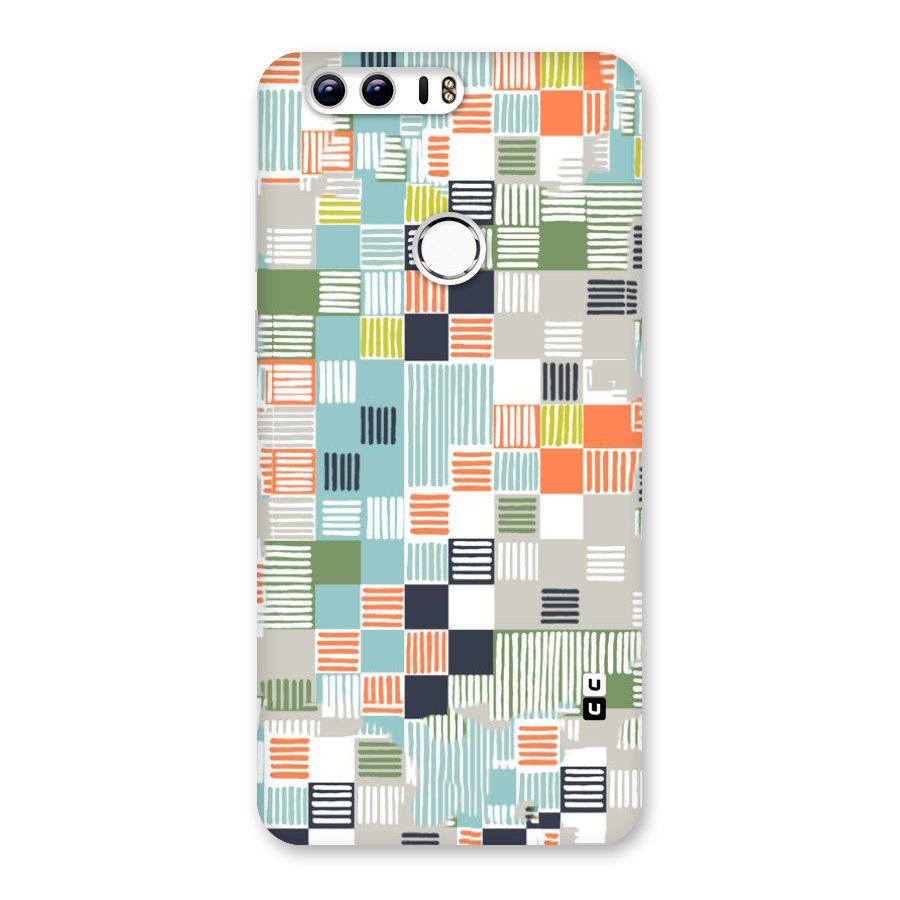 Tiny Boxes Stripes Back Case for Honor 8