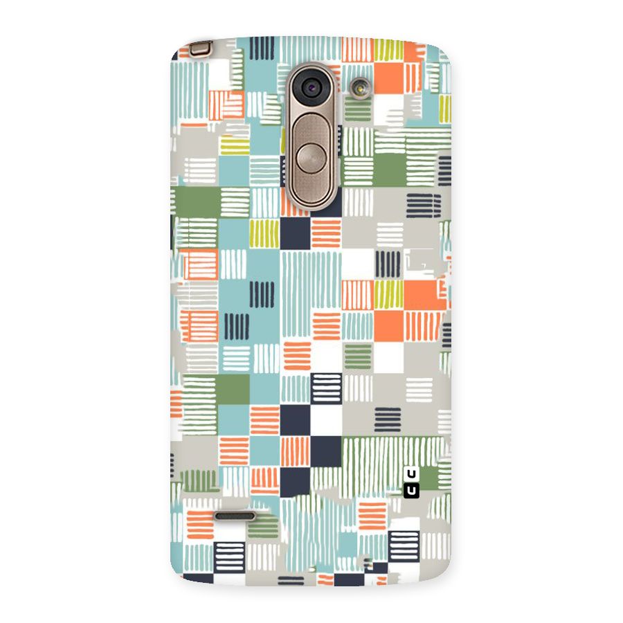 Tiny Boxes Stripes Back Case for LG G3 Stylus
