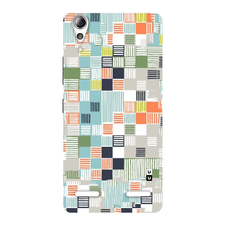 Tiny Boxes Stripes Back Case for Lenovo A6000 Plus