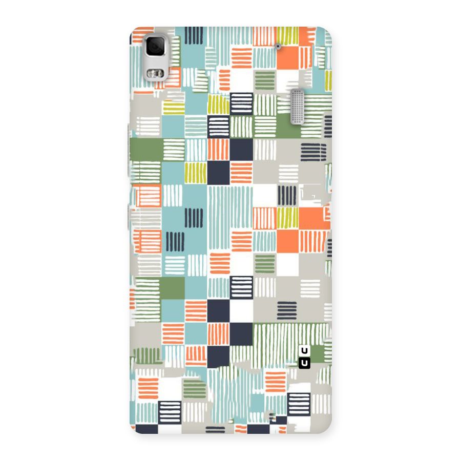 Tiny Boxes Stripes Back Case for Lenovo A7000