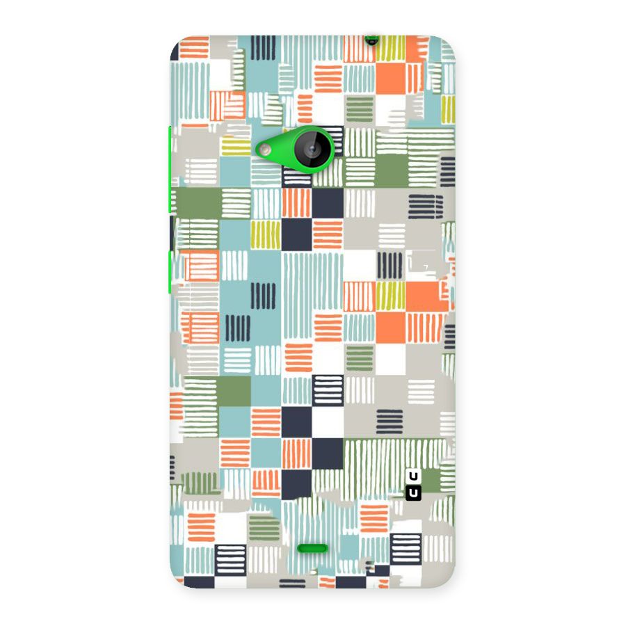 Tiny Boxes Stripes Back Case for Lumia 535