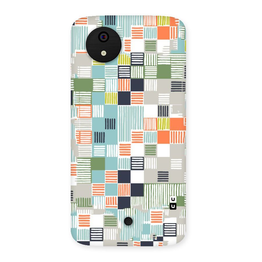 Tiny Boxes Stripes Back Case for Micromax Canvas A1